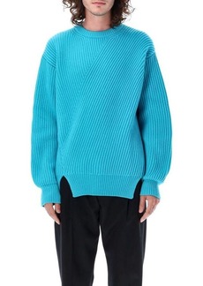 JIL SANDER Ribbed fine wool sweater