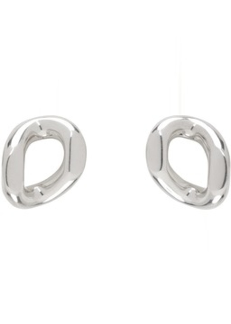 Jil Sander Silver Chain Link Earrings