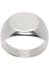 Jil Sander Silver Classic Chevalier Ring