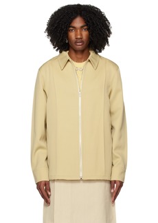 Jil Sander Tan Zip Jacket