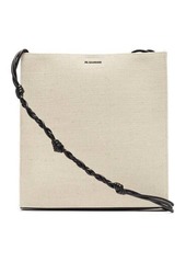 Jil Sander Tangle medium braided-strap canvas shoulder bag