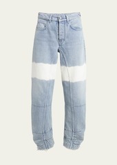 Jil Sander Treated Wide-Leg Denim Trousers