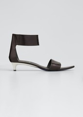 Jil Sander Tripon Ankle-Cuff Leather Sandals