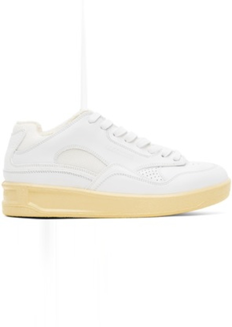 Jil Sander White Low-Top Sneakers