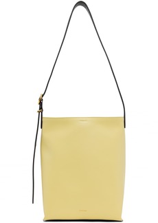 Jil Sander Yellow & Beige Cannolo Tote