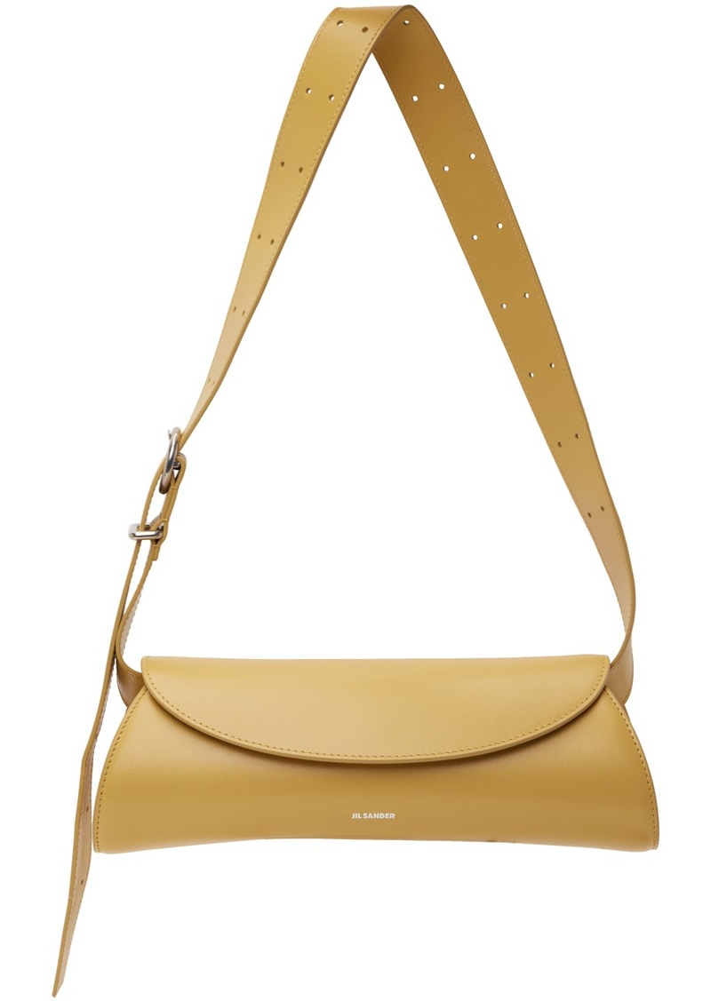 Jil Sander Yellow Cannolo Small Bag