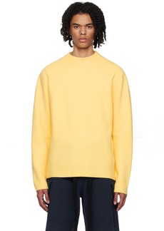 Jil Sander Yellow Crewneck Sweater