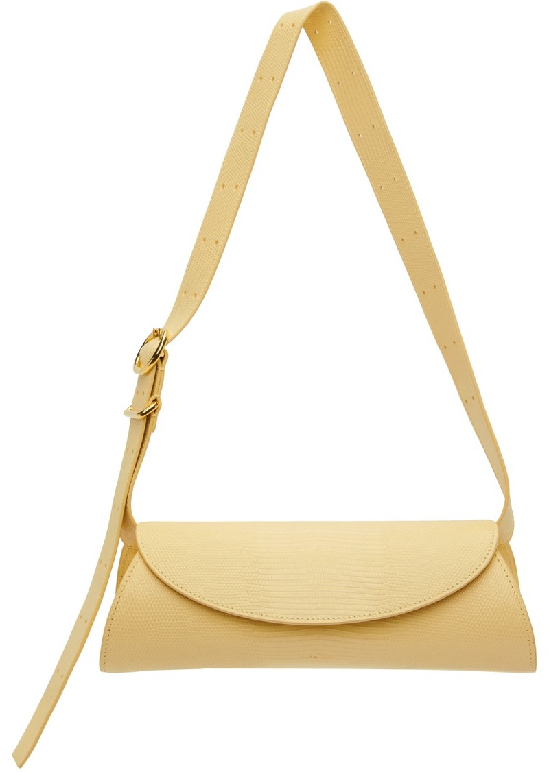 Jil Sander Yellow Small Cannolo Bag