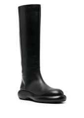 Jil Sander knee-high flat leather boots