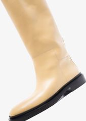 Jil Sander knee-length leather boots