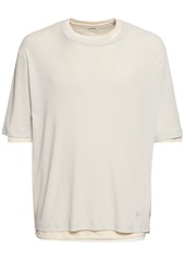 Jil Sander Layered Cotton T-shirts & Tank Top