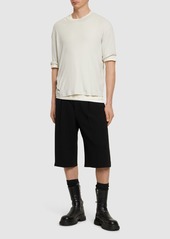 Jil Sander Layered Cotton T-shirts & Tank Top