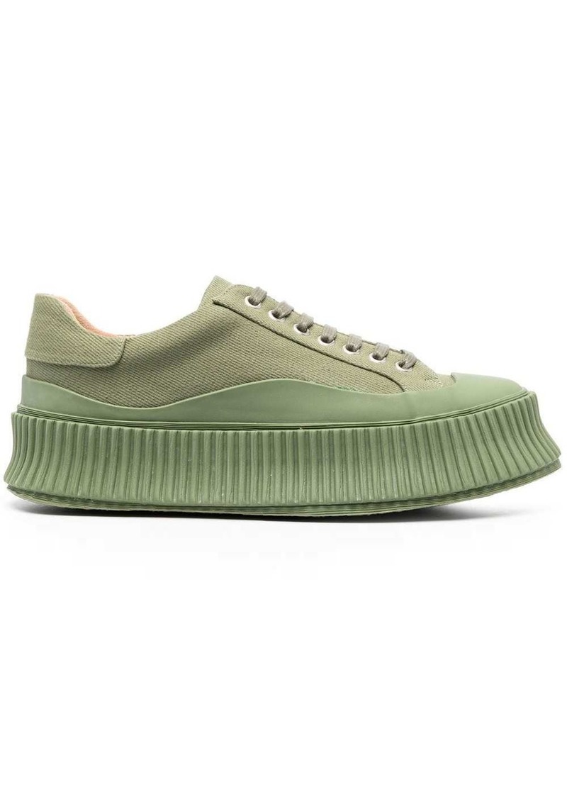 Jil Sander round-toe chunky-sole sneakers