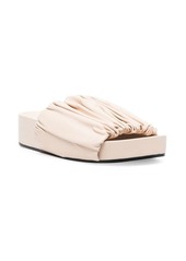 Jil Sander leather platform sandals