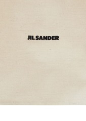 Jil Sander Linen & Canvas Logo Tote Bag