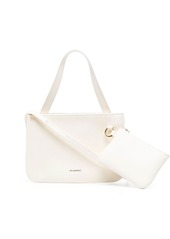 Jil Sander logo lettering tote bag