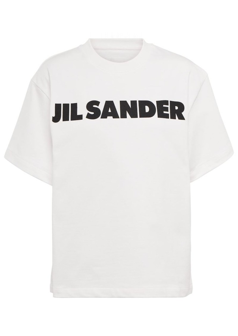 Jil Sander Logo oversized cotton jersey T-shirt
