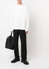 Jil Sander logo-patch crew-neck T-shirt