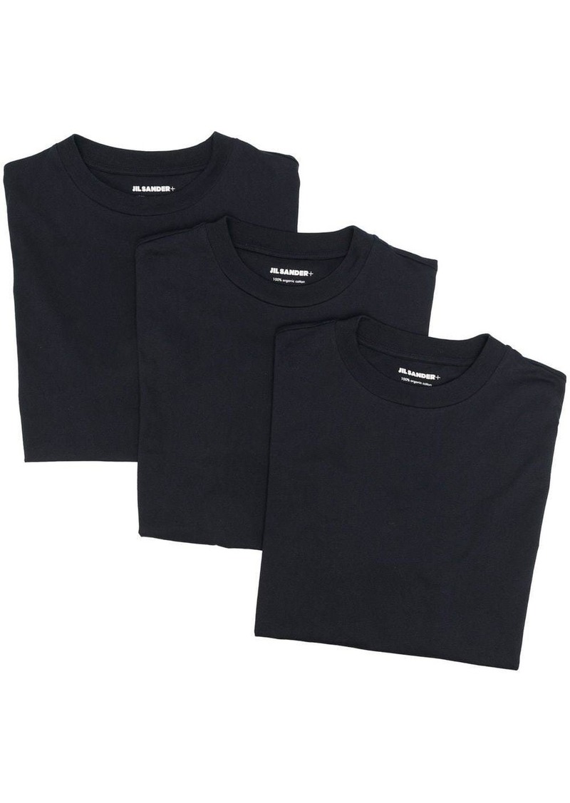 Jil Sander logo-patch detail T-shirt pack