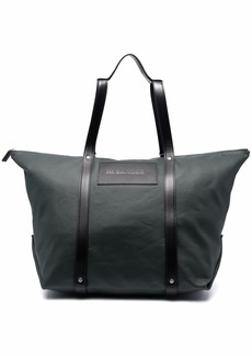 Jil Sander logo-patch luggage bag
