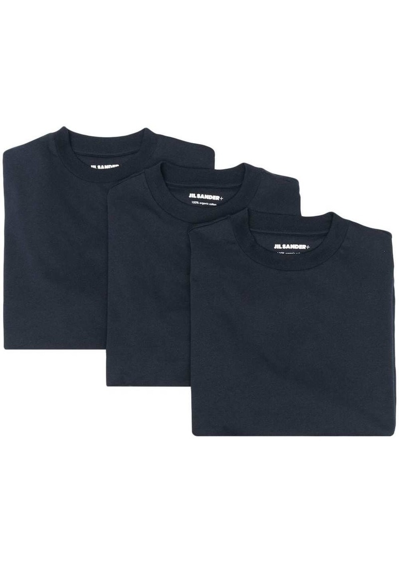 Jil Sander logo-patch T-shirt (pack of 3)