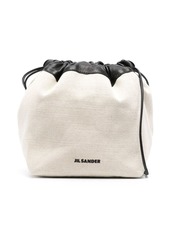 Jil Sander logo-print bucket bag
