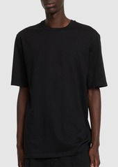 Jil Sander Logo Print Cotton Jersey T-shirt