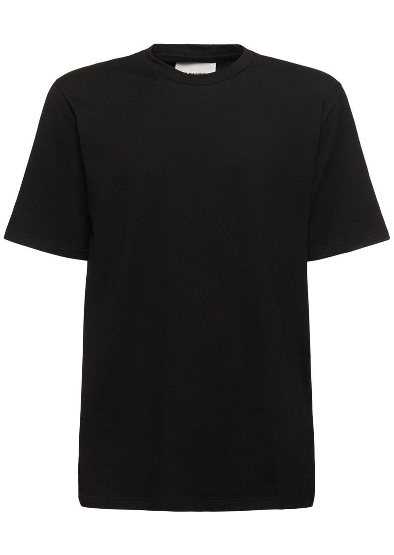 Jil Sander Logo Print Cotton Jersey T-shirt