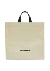 Jil Sander logo-print cotton tote bag