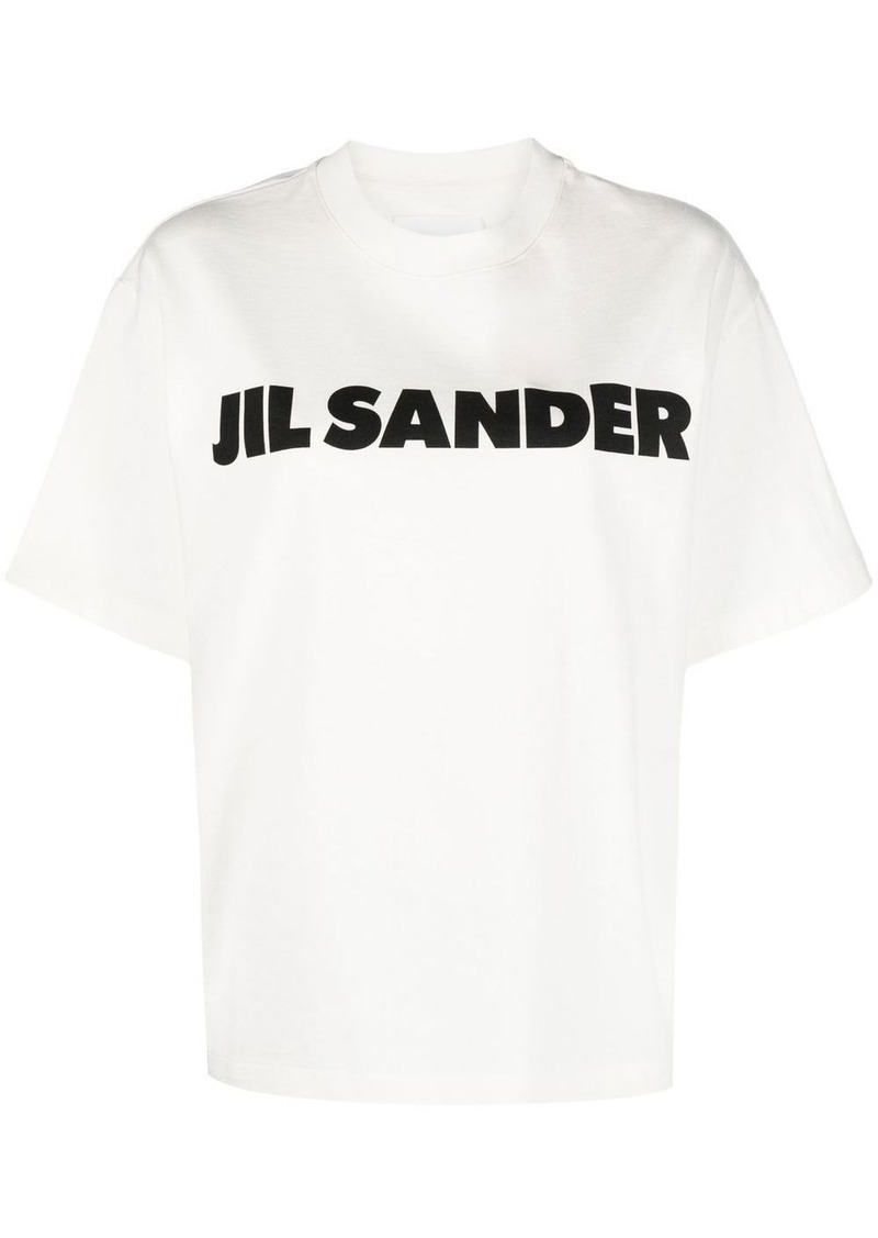 Jil Sander logo-print detail T-shirt