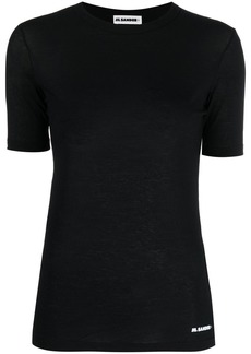 Jil Sander logo-print hem t-shirt
