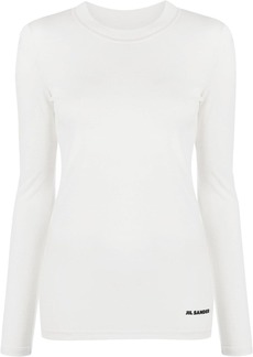 Jil Sander logo-print long-sleeve T-Shirt