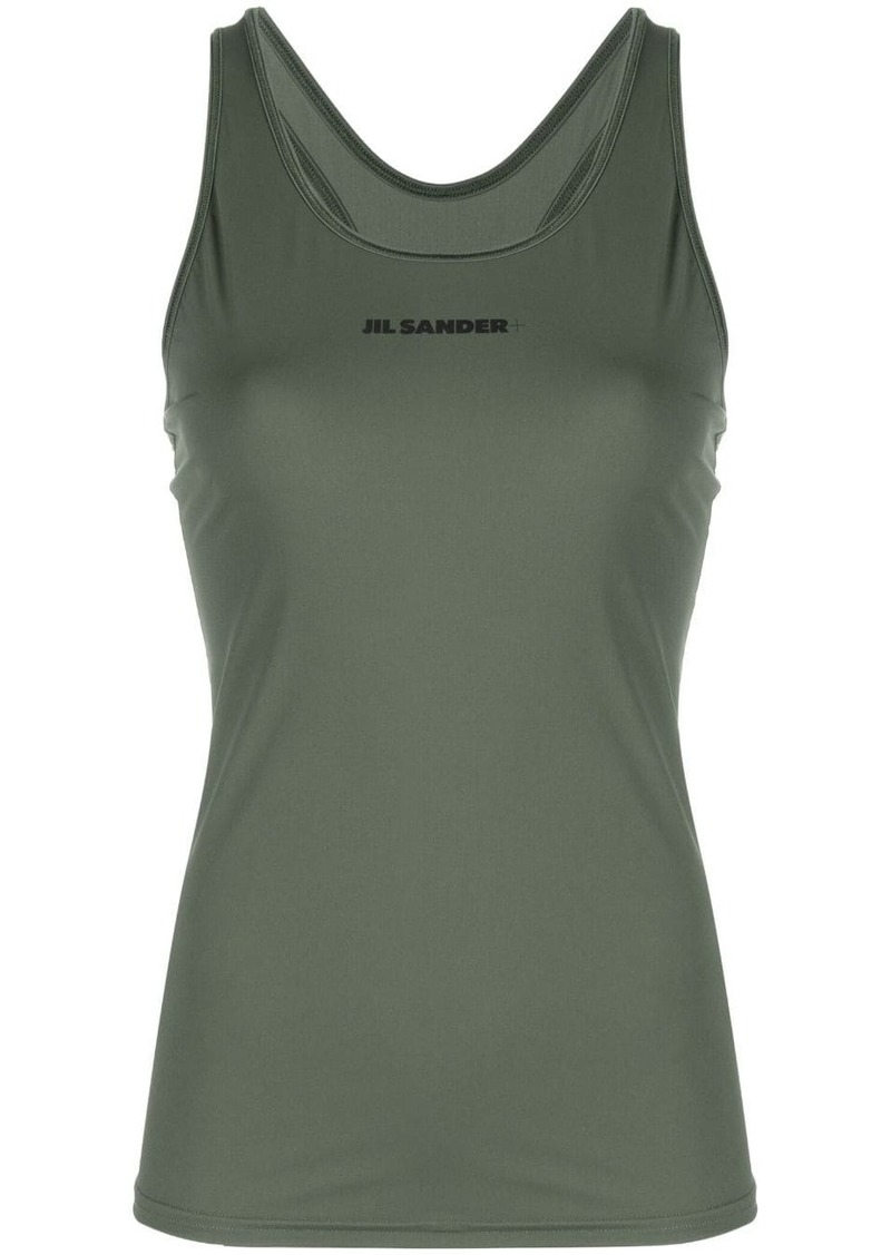 Jil Sander logo-print tank top