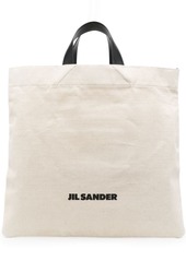 Jil Sander logo-print tote bag