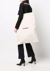 Jil Sander logo-print tote bag