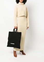 Jil Sander logo-print tote bag