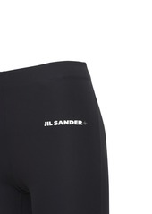 Jil Sander Logo Stretch Technical Jersey Leggings