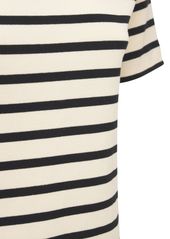 Jil Sander Logo Striped Cotton Jersey T-shirt