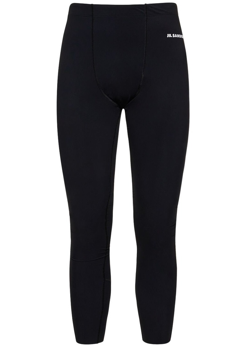 Jil Sander Logo Tech Jersey Leggings