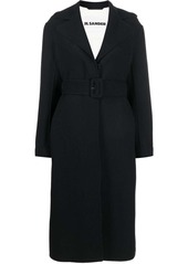 Jil Sander long-sleeve belted wool coat