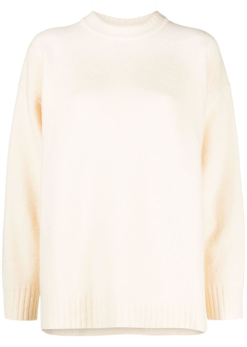 Jil Sander long-sleeve crew-neck wool jumper