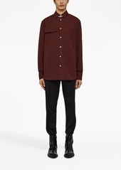 Jil Sander long-sleeve pocket cotton shirt