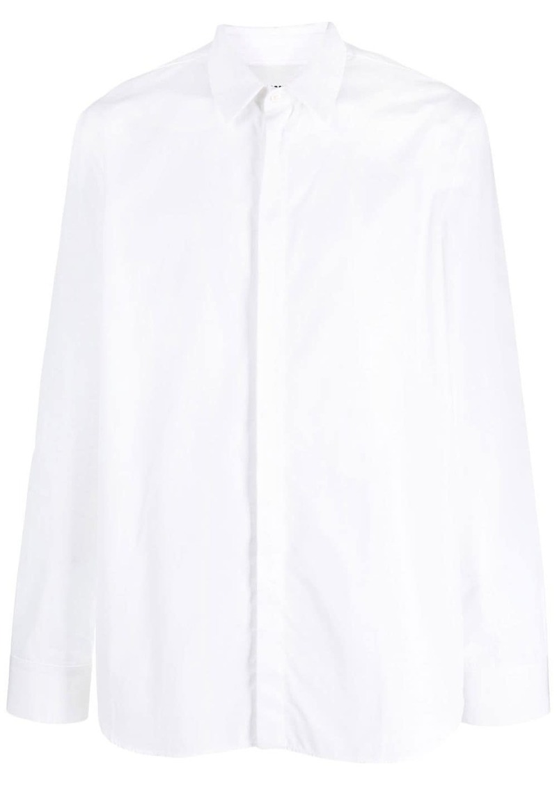 Jil Sander long-sleeve poplin shirt