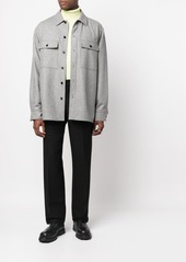 Jil Sander long-sleeve wool shirt jacket