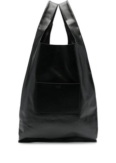 Jil Sander Market leather tote bag