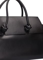 Jil Sander Medium Knot Leather Tote Bag