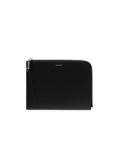 Jil Sander medium logo-lettering leather cardholder