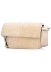 Jil Sander Medium Utility Shearling Crossbody Bag