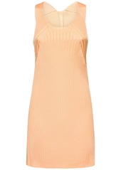 Jil Sander Micro Ribbed Viscose Jersey Top