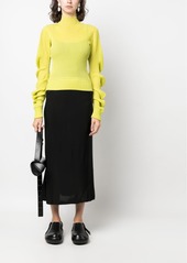 Jil Sander mid-rise straight midi skirt